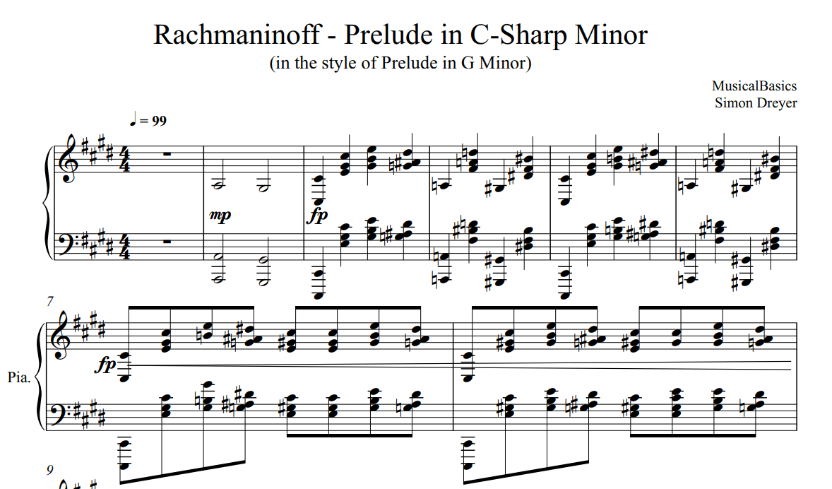 Rach Prelude Mix - MusicalBasics