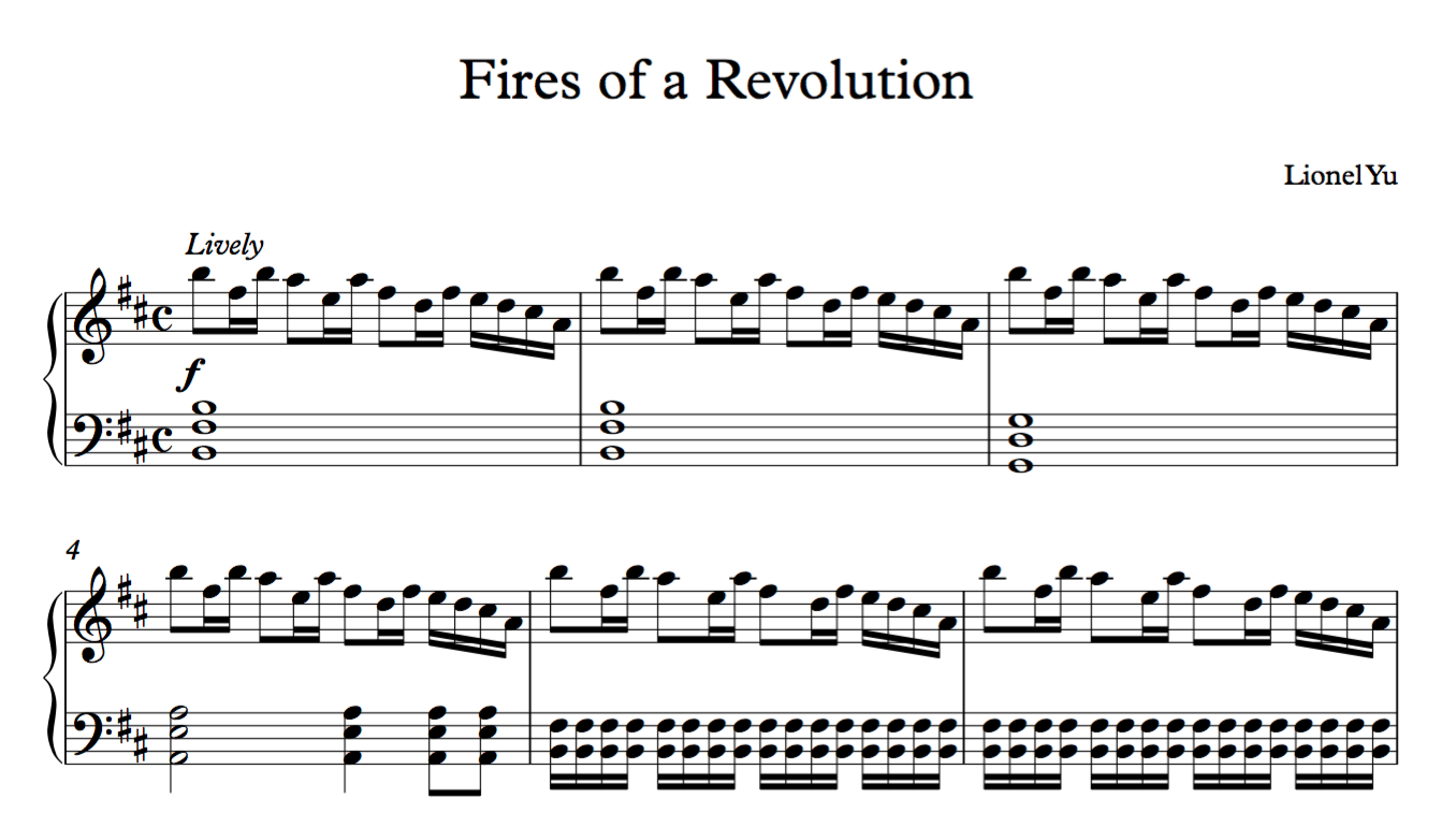 Fires of a Revolution - MusicalBasics