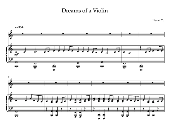 Dreams of a Violin - MusicalBasics