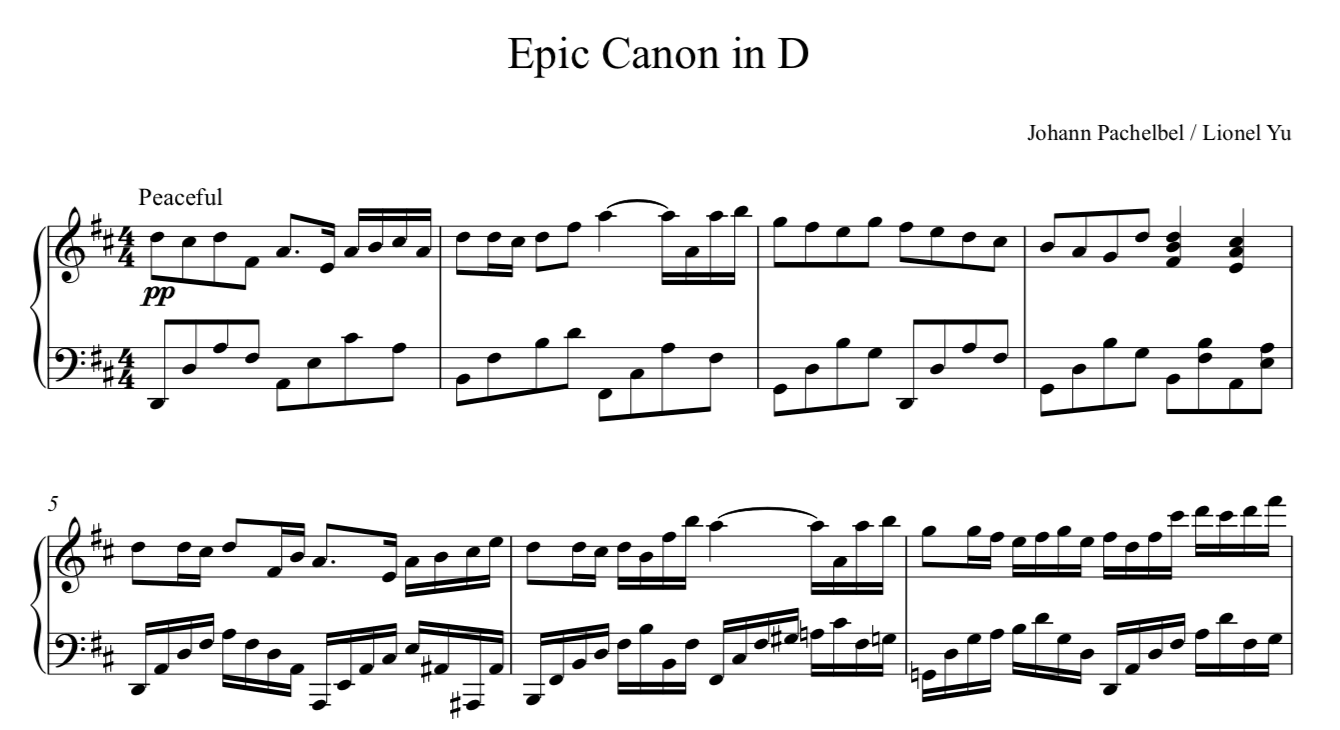 Epic Canon in D - MusicalBasics