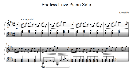 Endless Love - MusicalBasics