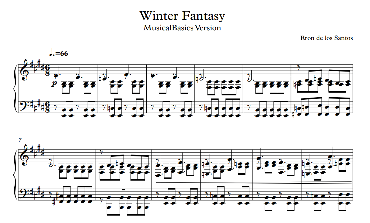 Winter Fantasy - MusicalBasics