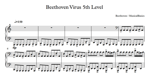 5 Levels Beethoven Virus - MusicalBasics