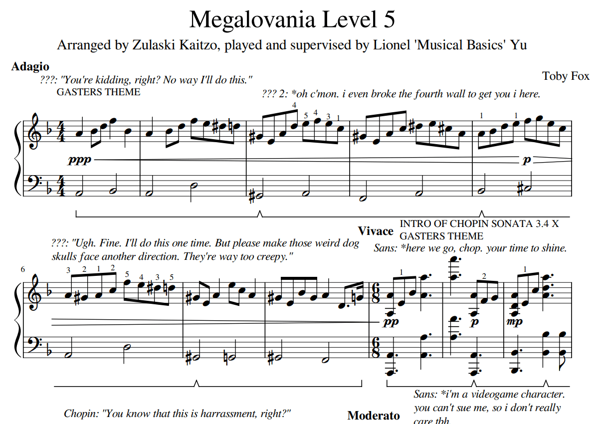 5th Level Megalovania - MusicalBasics