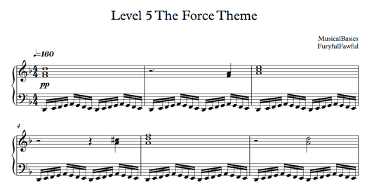 5th Level The Force Theme - MusicalBasics