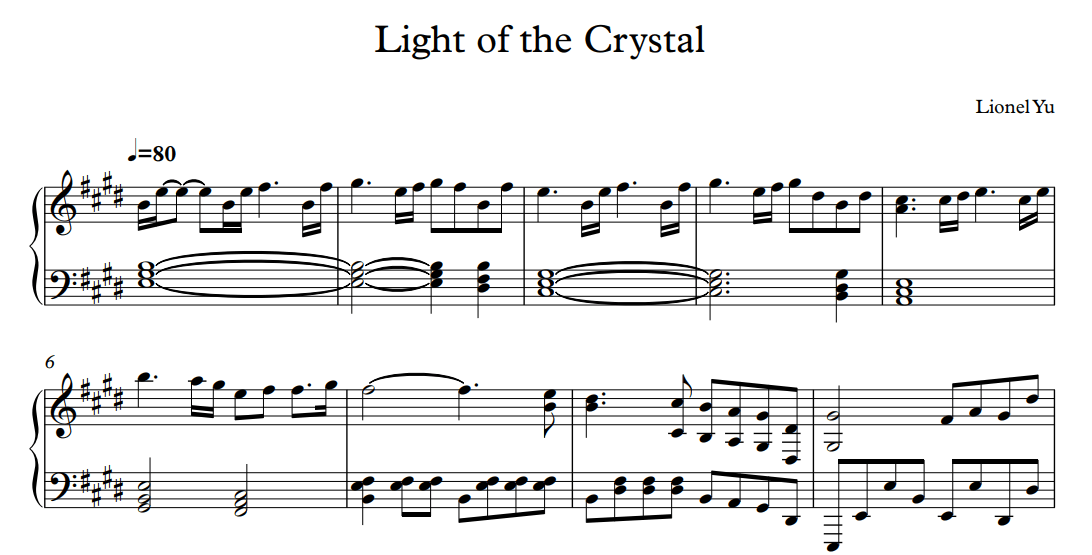 Light of the Crystal - MusicalBasics