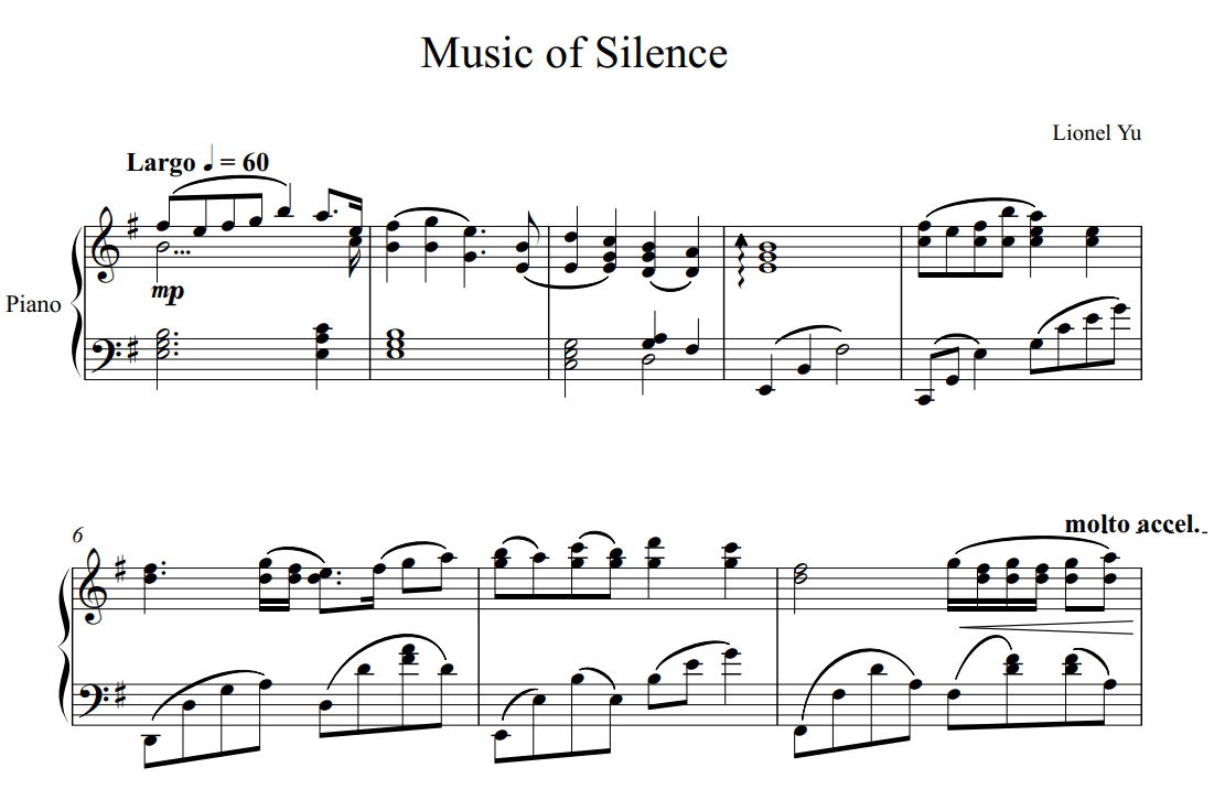 Music of Silence - MusicalBasics