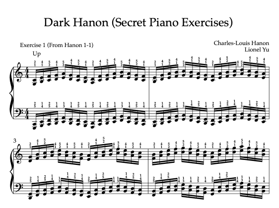 Dark Hanon - MusicalBasics