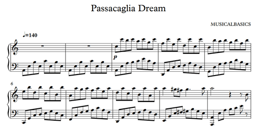 Passacaglia Dream - MusicalBasics