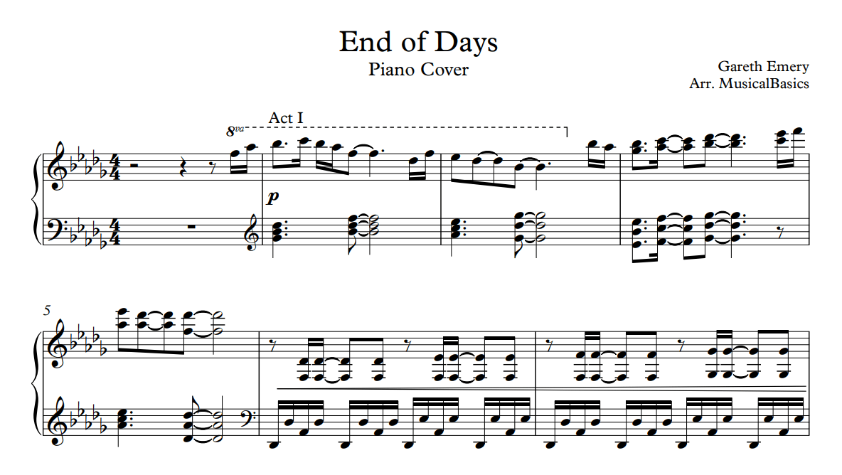 End of Days - MusicalBasics