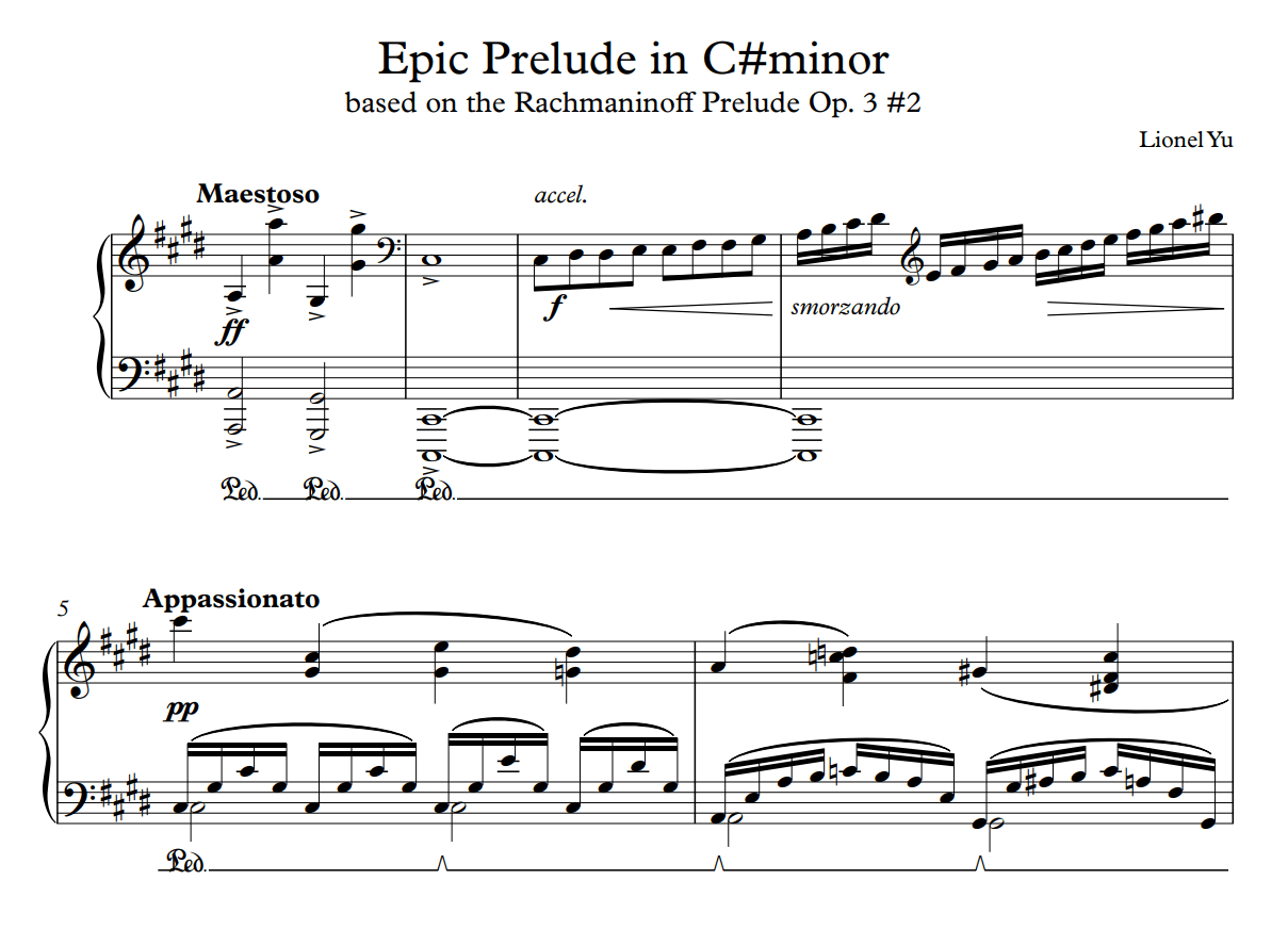 Epic Prelude in C Sharp Minor - MusicalBasics