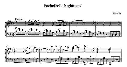 Pachelbel's Nightmare